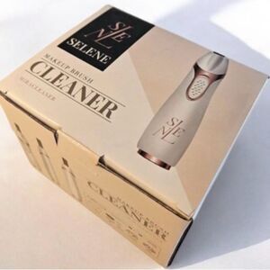 NWT‎ Selene Makeup Brush Cleaner - White & Rose Gold